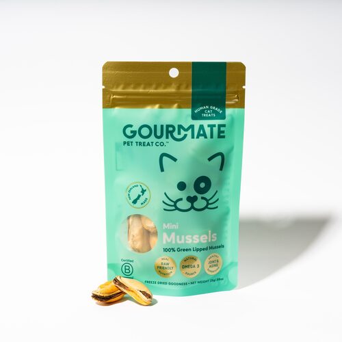 グルメイトCAT　フリーズドライおやつミニ　緑イ貝　25g