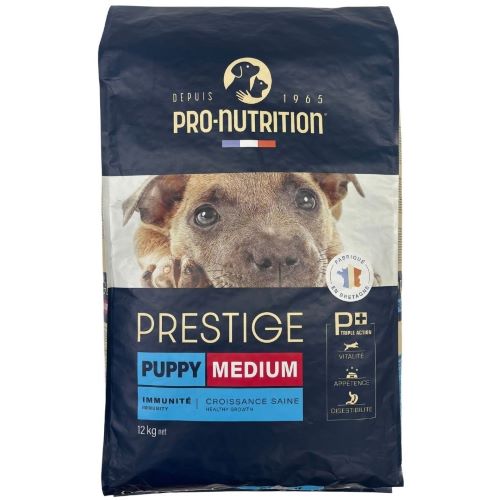 プレスティージ　犬用　パピー中粒　ミディアム　12kg