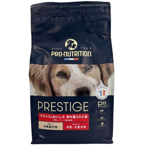 プレスティージ　犬用　エイジングケア中粒　ミディアム　3kg