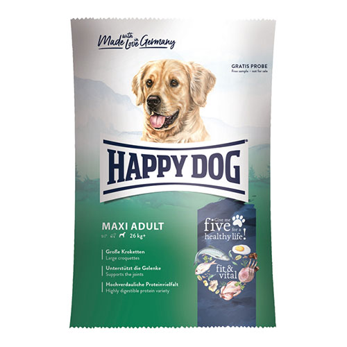 【ケース単位取寄】【メーカー欠品:入荷未定】HAPPYDOGフィット&バイタルマキシアダルト　80g×10個入りケース