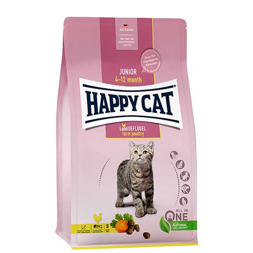 【ケース単位取寄】【メーカー欠品:入荷未定】HAPPYCAT　ヤング　ジュニア　ファームポルトリー　50g×12個入りケース