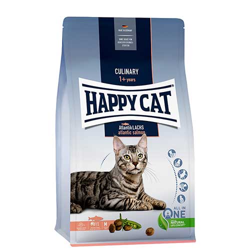 【ケース単位取寄】HAPPYCAT　カリナリー　アトランティックサーモン　1.3kg×4個入りケース