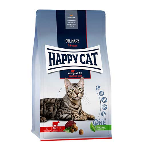 【ケース単位取寄】【メーカー欠品:入荷未定】HAPPYCAT　カリナリー　バイエルンビーフ(大粒)　50g×12個入りケース