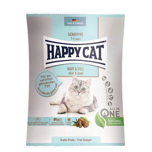 【ケース単位取寄】HAPPYCAT　センシティブ　スキン&コート　50g×12個入りケース