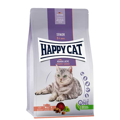 【ケース単位取寄】【メーカー欠品:未定】HAPPYCAT　シニア　アトランティックサーモン　50g×12個入りケース