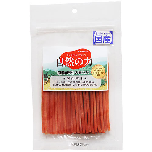 First　プレミアム　自然の力　鹿肉×田七人参入り　70g