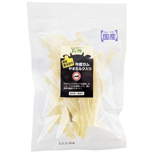 【新商品2025/11/17発売】First　牛皮ガム　ヤギミルク入り　お徳用　80g