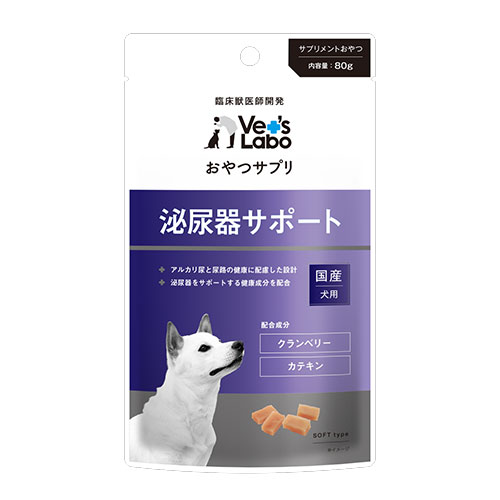 Vet’s　Labo　おやつサプリ　犬用　泌尿器サポート　80g