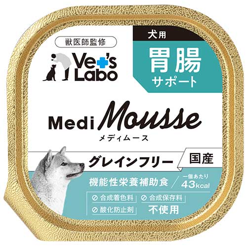 ペット用品の総合商社 P Lジャパンオンライン Vet S Labo メディムース 犬用 胃腸サポート 95g