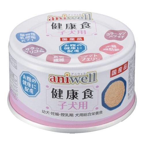 【ケース単位取寄】アニウェル　健康食　子猫用　85g×24個入りケース