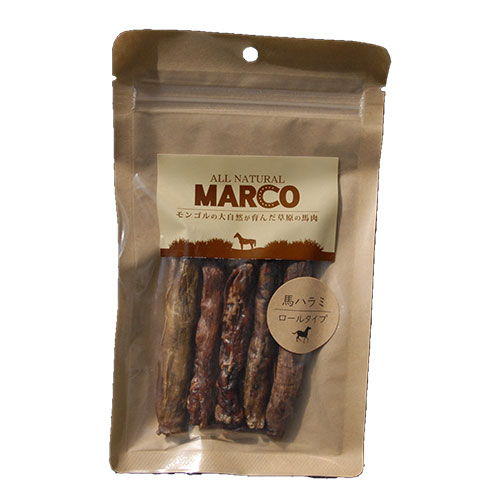 【ケース単位取寄】MARCO　馬ハラミロールタイプ　40g×40個入りケース