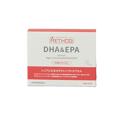 メソッド　高濃度　DHA&EPA　ケア　40カプセル