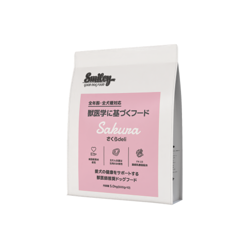 【ケース単位取寄】Smiley(スマイリー)馬肉さくらdeli　5kg×2個入りケース