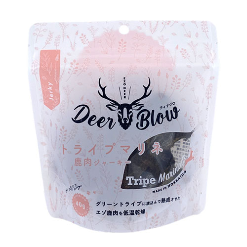 DEER　BLOW　トライプマリネ鹿肉ジャーキー　40g