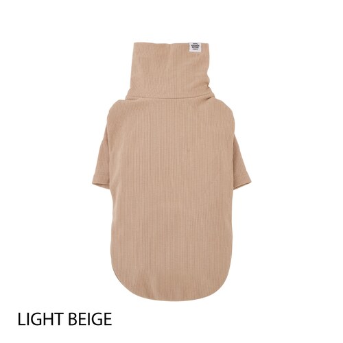 1416　ベーシックリブTシャツ　ライトベージュ　4L