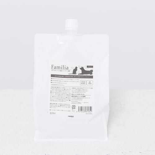 【ケース単位取寄】ファミリア　ペット食器クリーナー詰替　900ml×12個入りケース