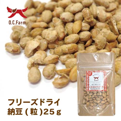 【ケース単位取寄】OCF　フリーズドライ納豆(国産大豆)　25g×50個入りケース