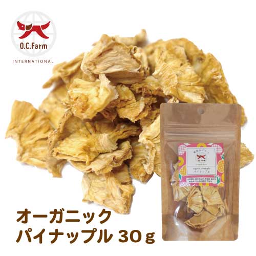 【ケース単位取寄】OCF　オーガニック　パイナップル　30g×50個入りケース