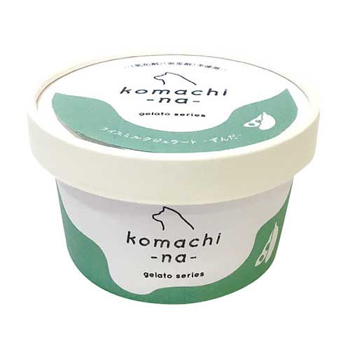 【冷凍】komachi-na-ライスミルクジェラートずんだ80ml