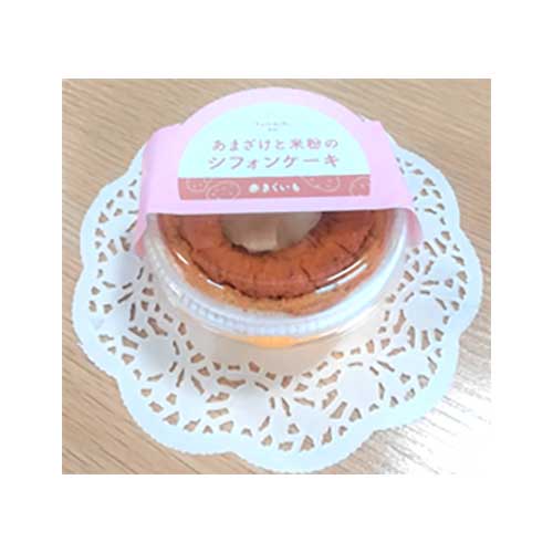 【ケース単位取寄】komachi-na-　あまざけと米粉のシフォンケーキ赤きくいも　20g×6個入りケース