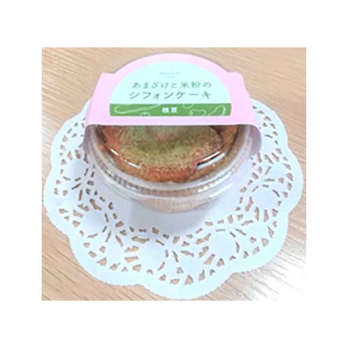 【ケース単位取寄】komachi-na-　あまざけと米粉のシフォンケーキ枝豆　20g×6個入りケース