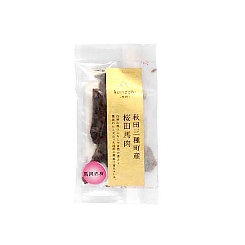 【メーカー欠品】komachi-na-　ジャーキー　秋田三種町馬赤身肉　10g