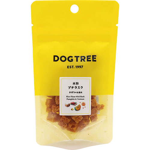 DOG・TREE　米粉プチラスク　かぼちゃ&鹿肉　S　20g