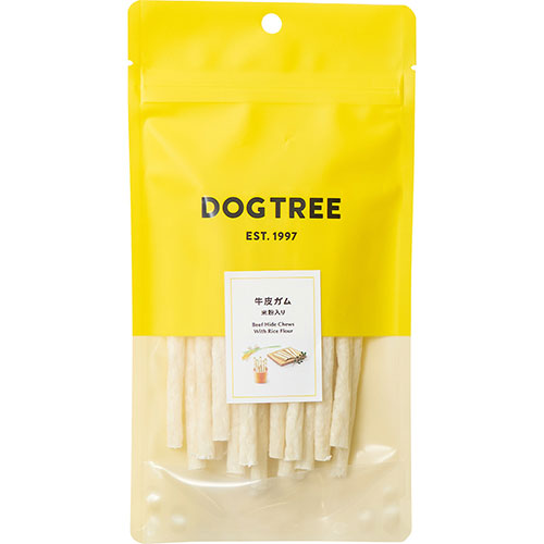 DOG・TREE　牛皮ガム米粉入り　M　50g