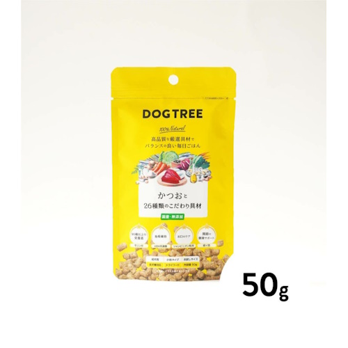 DOG・TREE　かつおと26種類のこだわり具材　50g