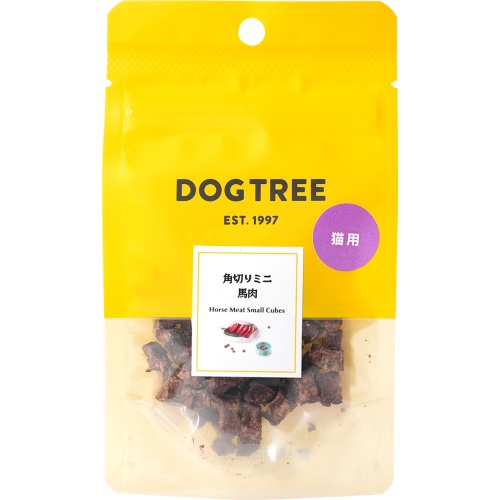 DOG・TREE　猫用　角切りミニ馬肉　10g