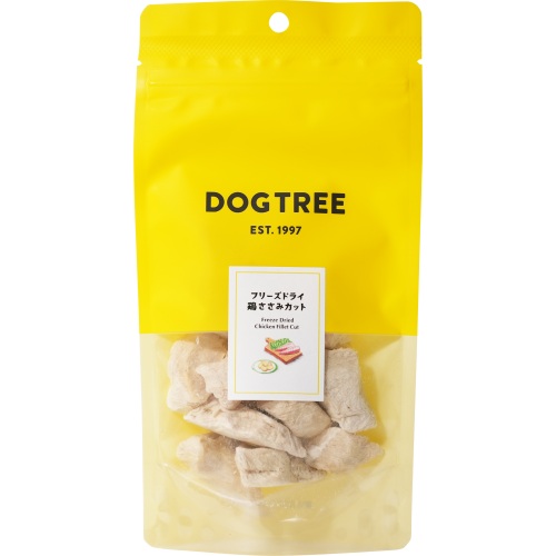 DOG・TREE　フリーズドライ鶏ささみカット　20g