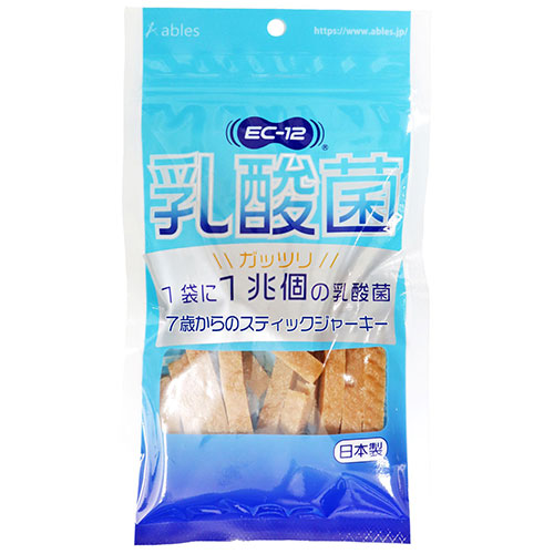 【メーカー欠品:未定】EC-12乳酸菌　7歳からのスティックジャーキー　90g