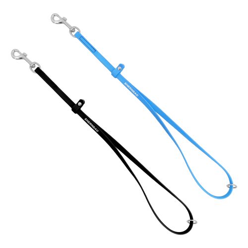 shernbao　撥水トリミングリードセット　ブラック&amp;ブルー