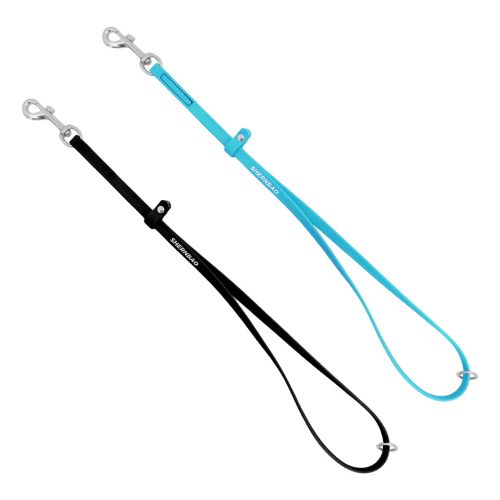 shernbao　撥水トリミングリードセット　ブラック&amp;スカイブルー