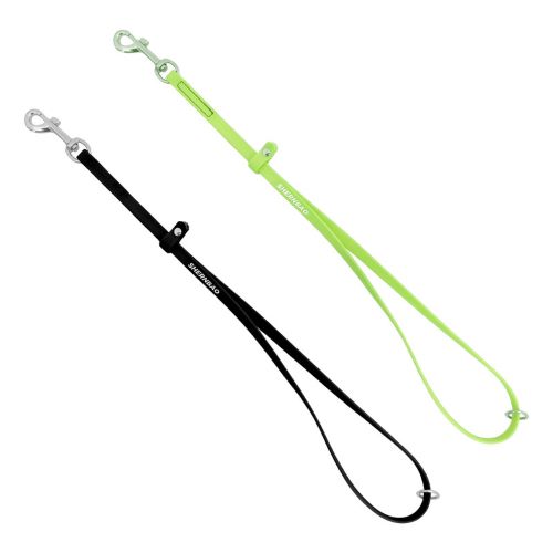 shernbao　撥水トリミングリードセット　ブラック&amp;アップルグリーン