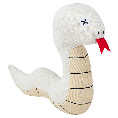 【メーカー欠品:入荷2024/11/中旬】FAD　干支プラッシュトイ/スネーク/ホワイト/スリム/L