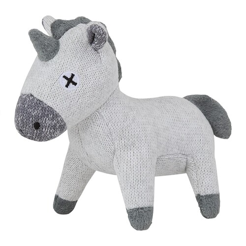 ■FAD　干支プラッシュトイ/ホース/グレー/ワイド/S