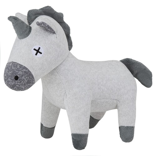 ■FAD　干支プラッシュトイ/ホース/グレー/ワイド/L