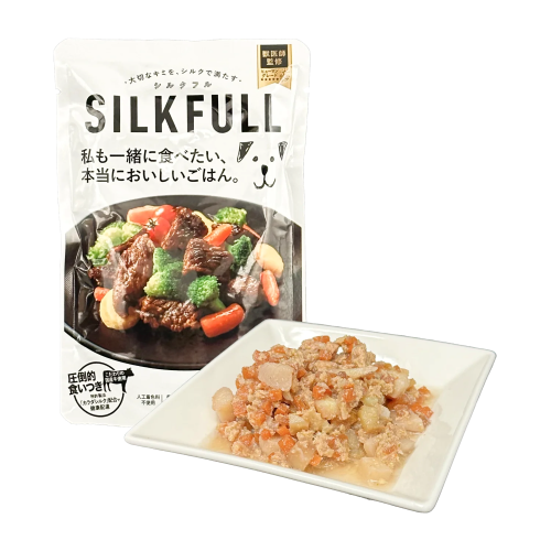 SILKFULL(シルクフル)犬用ウェットフード　ビーフ味　100g