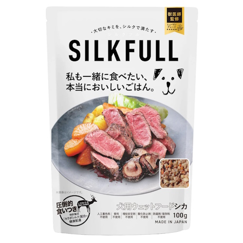 SILKFULL(シルクフル)犬用ウェットフード　シカ味　100g