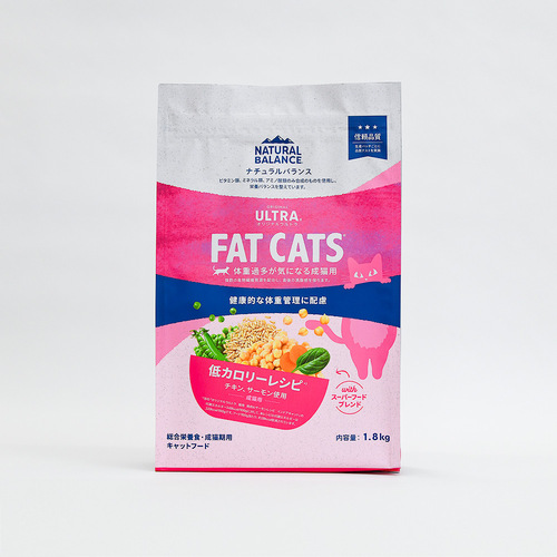 【ケース単位取寄】ナチュラルバランスオリジナルウルトラ成猫チキン&amp;サーモン低カロリー1.8×6個入りケース