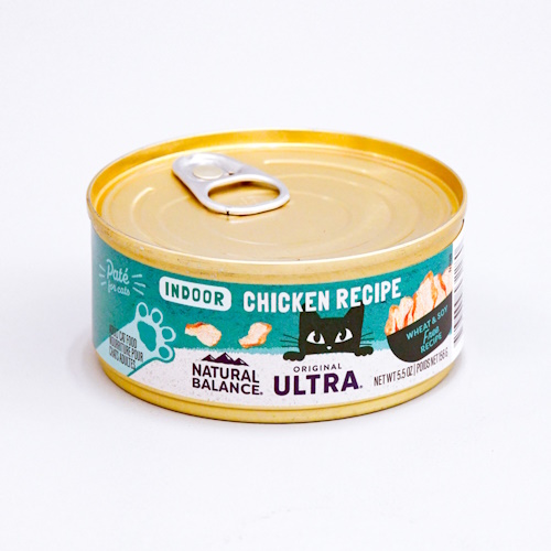【ケース単位取寄】ナチュラルバランス成猫用鶏肉インドアキャット缶室内猫用156g×24個入りケース