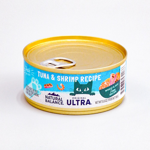 【ケース単位取寄】ナチュラルバランス猫用ツナ&シュリンプ缶156g×24個入りケース