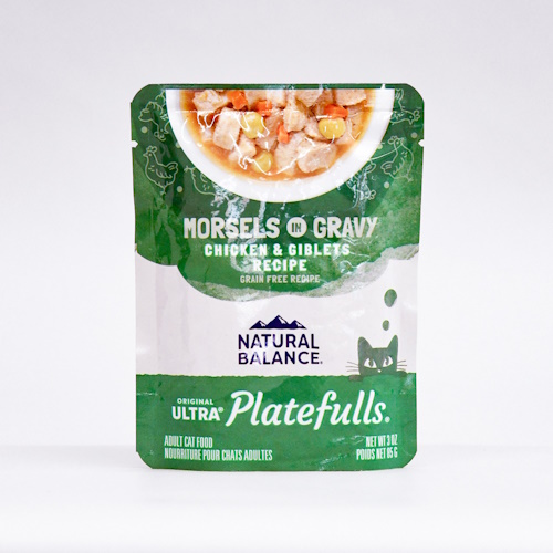 【ケース単位取寄】ナチュラルバランスプレートフル成猫用鶏肉&チキンジブレッツGF85g×24個入りケース