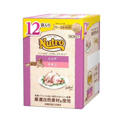 NCM27DDシニア猫チキンペーストタイプパウチ35g12Pマルチパック