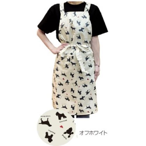 超カルエプロン　オフホワイト　ロング