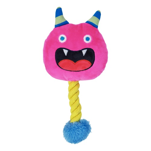 カラフルモンスターズDogtoy　ピンクフェイス