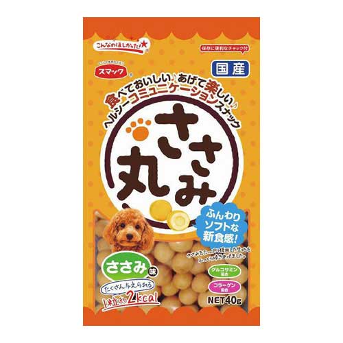 【ケース単位取寄】ササミ丸ササミ味　40g×30個入りケース