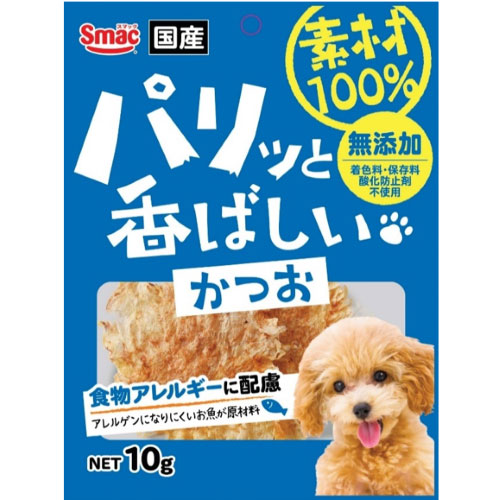 【ケース単位取寄】素材100%　犬用　かつお　10g×30個入りケース