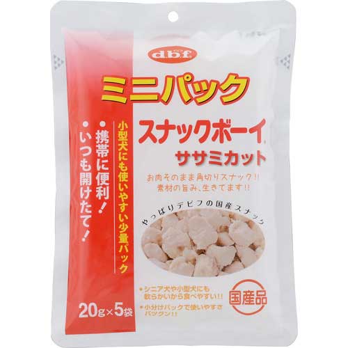 0387　ミニパック　スナックボーイササミカット100g(20g×5)